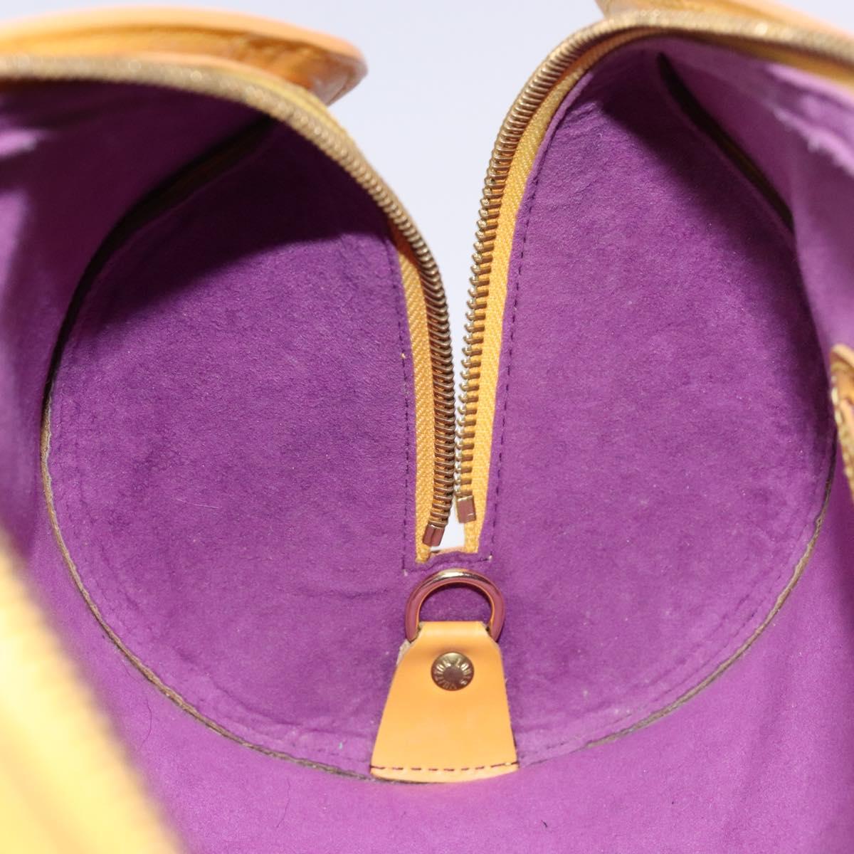 LOUIS VUITTON Epi Soufflot Hand Bag Yellow M52229 LV Auth 140979