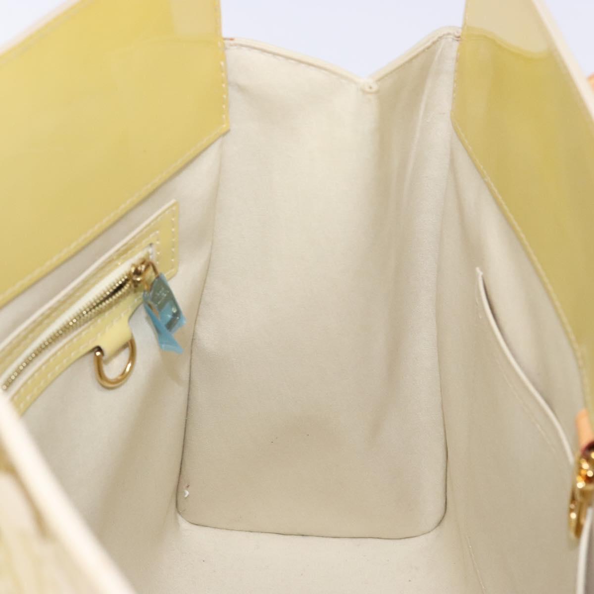 LOUIS VUITTON Monogram Vernis Katarina EW Tote Bag Broncorail M90010 Auth 140982