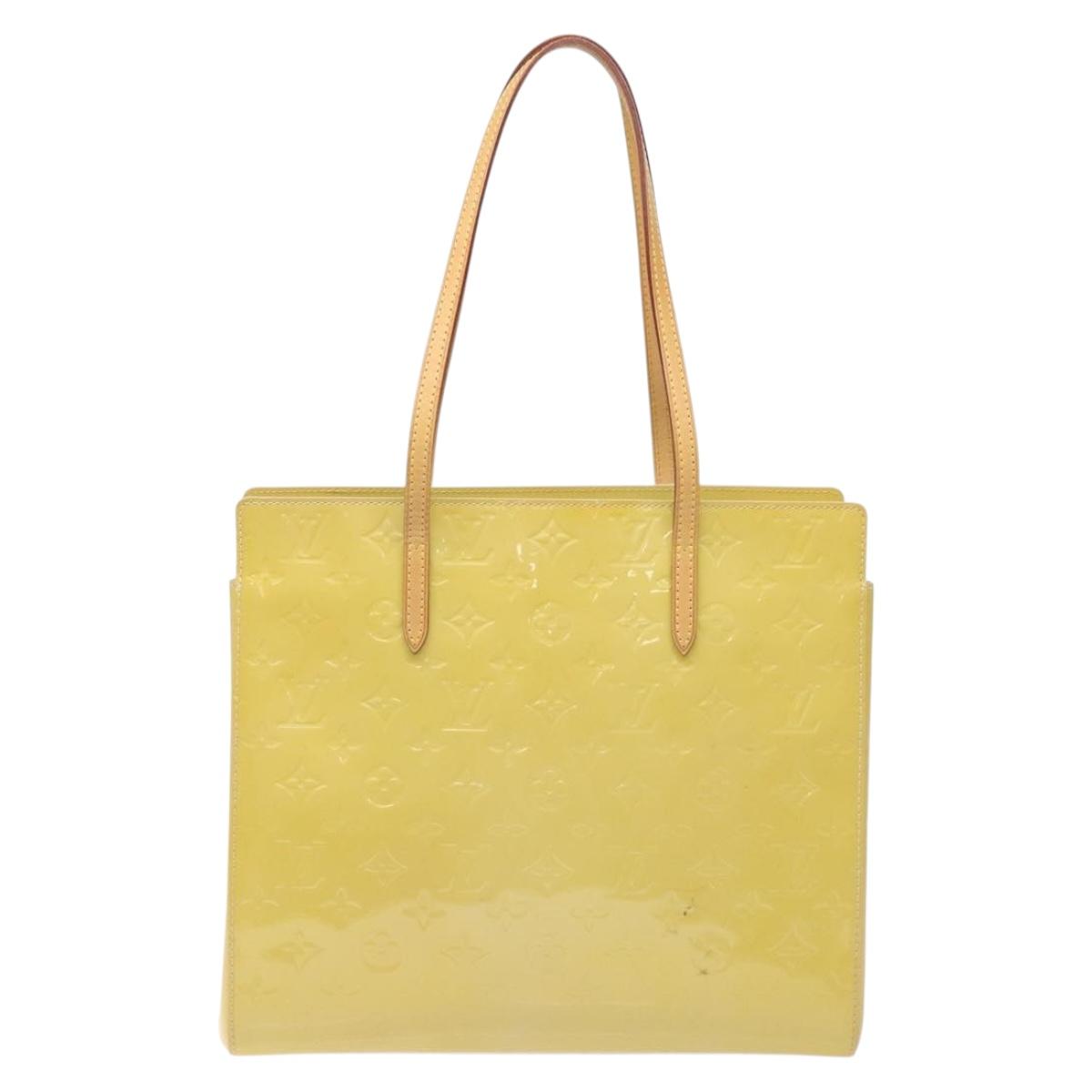 LOUIS VUITTON Monogram Vernis Katarina EW Tote Bag Broncorail M90010 Auth 140982