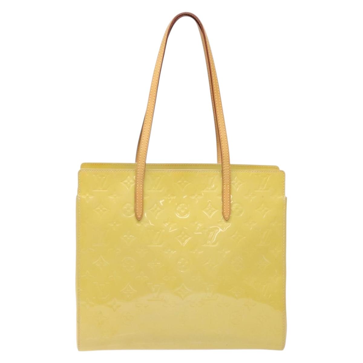 LOUIS VUITTON Monogram Vernis Katarina EW Tote Bag Broncorail M90010 Auth 140982