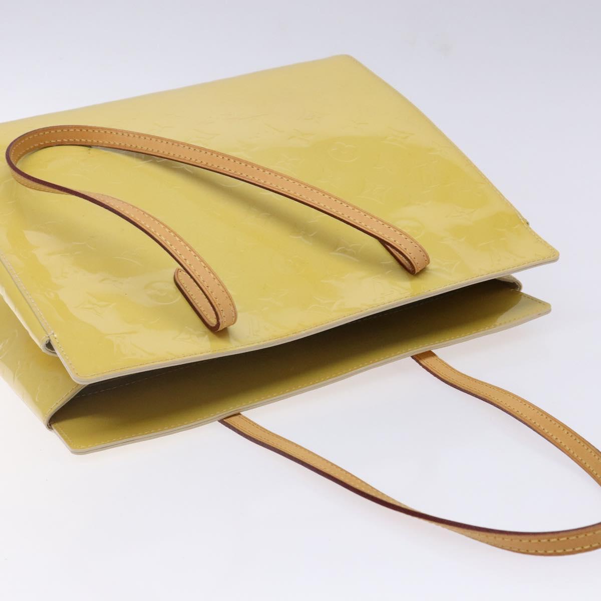 LOUIS VUITTON Monogram Vernis Katarina EW Tote Bag Broncorail M90010 Auth 140982
