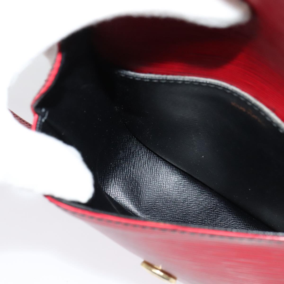 LOUIS VUITTON Epi Saint Cloud PM Shoulder Bag Red M52217 LV Auth 140991