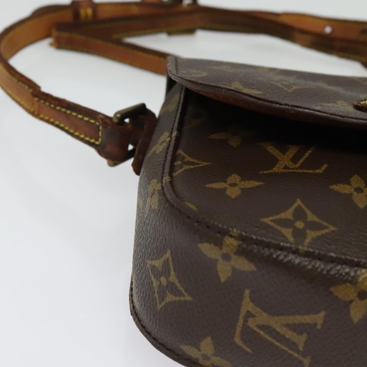 LOUIS VUITTON Monogram Saint Cloud PM Shoulder Bag M51244 LV Auth 140997