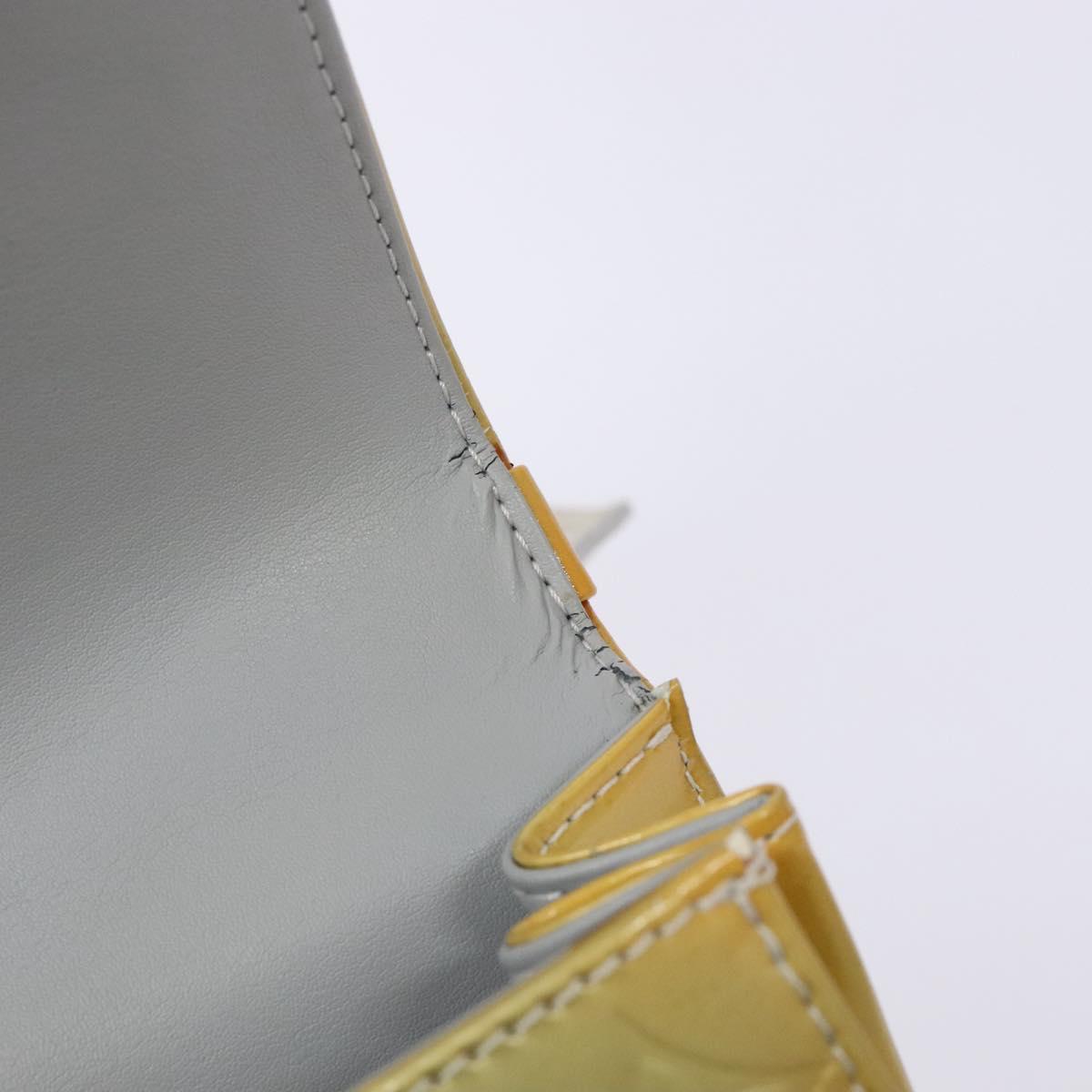 LOUIS VUITTON Monogram Vernis Spring Street Hand Bag Gris M91029 LV Auth 140998