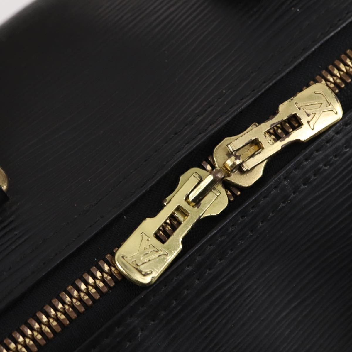 LOUIS VUITTON Epi Keepall 45 Boston Bag Black M42972 LV Auth 141001