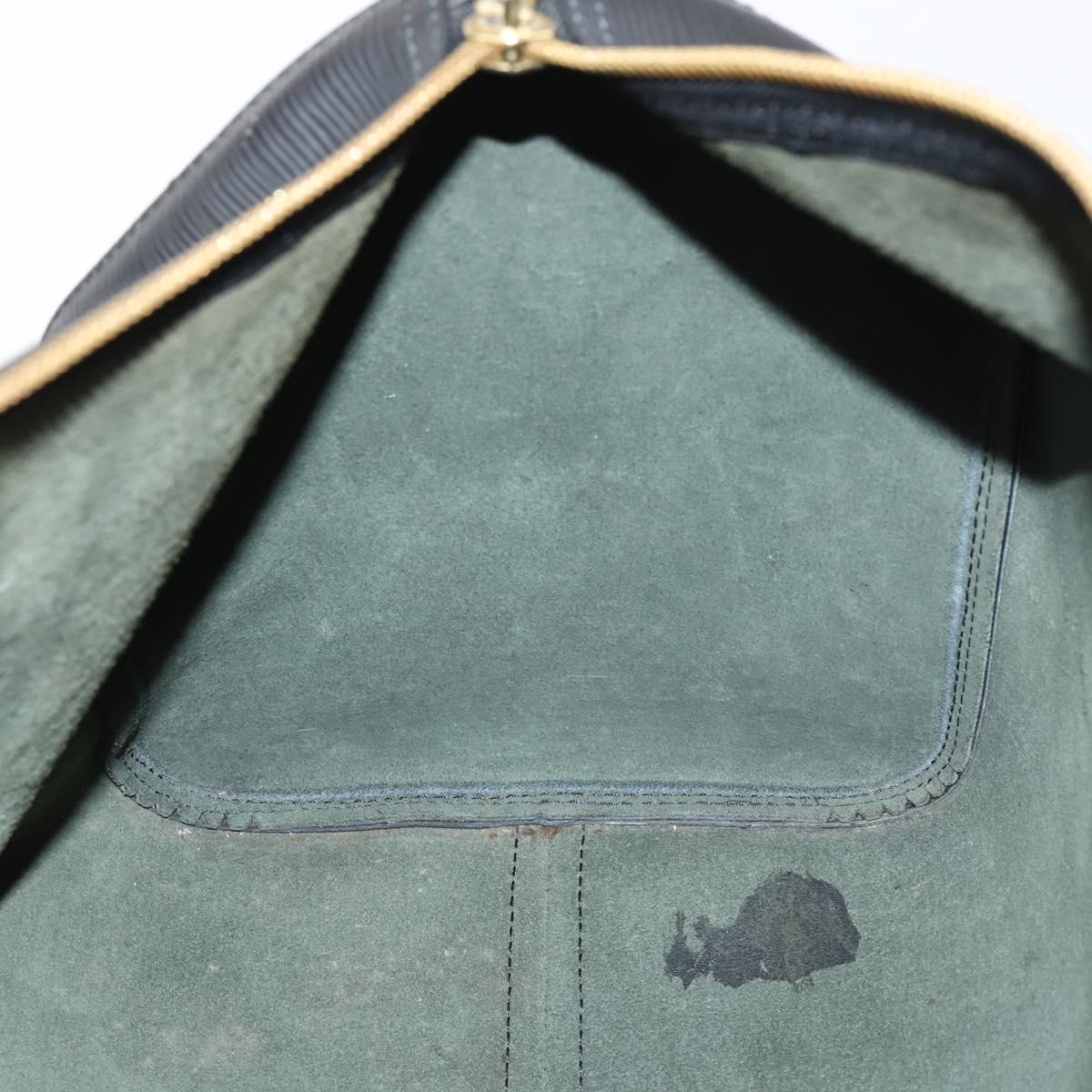 LOUIS VUITTON Epi Keepall 45 Boston Bag Black M42972 LV Auth 141001