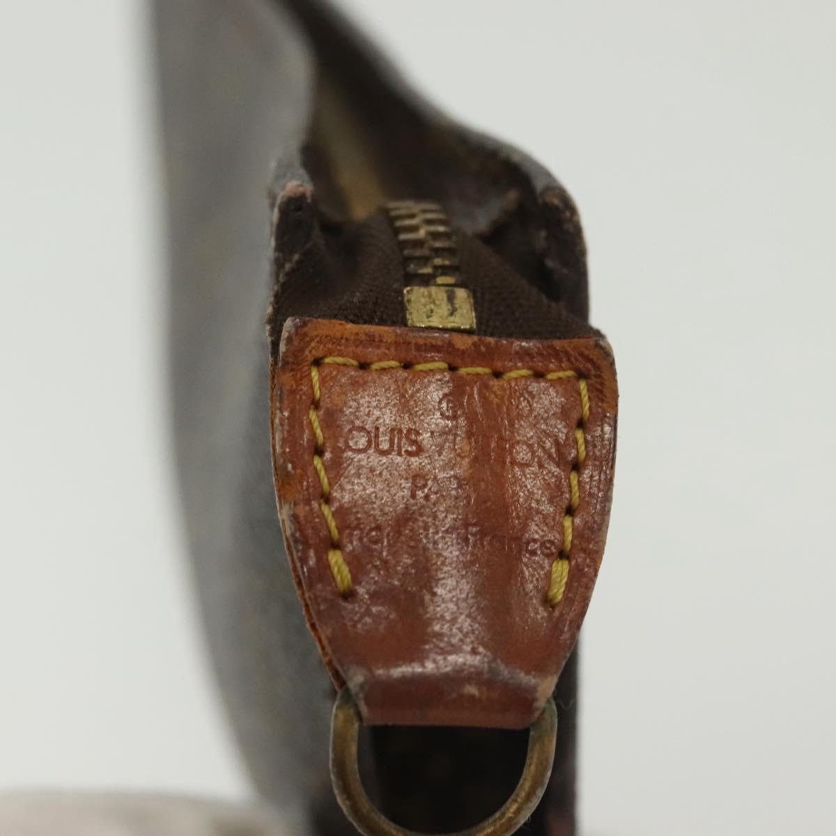 LOUIS VUITTON Monogram Bucket GM Accessory Pouch LV Auth 141013