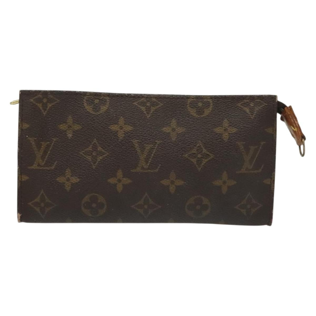 LOUIS VUITTON Monogram Bucket GM Accessory Pouch LV Auth 141013