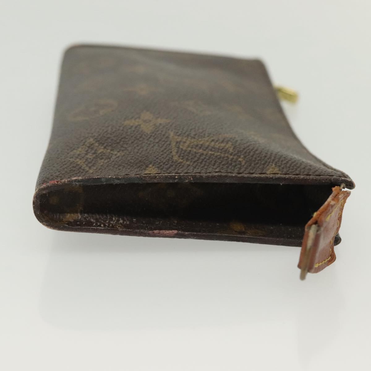 LOUIS VUITTON Monogram Bucket GM Accessory Pouch LV Auth 141013