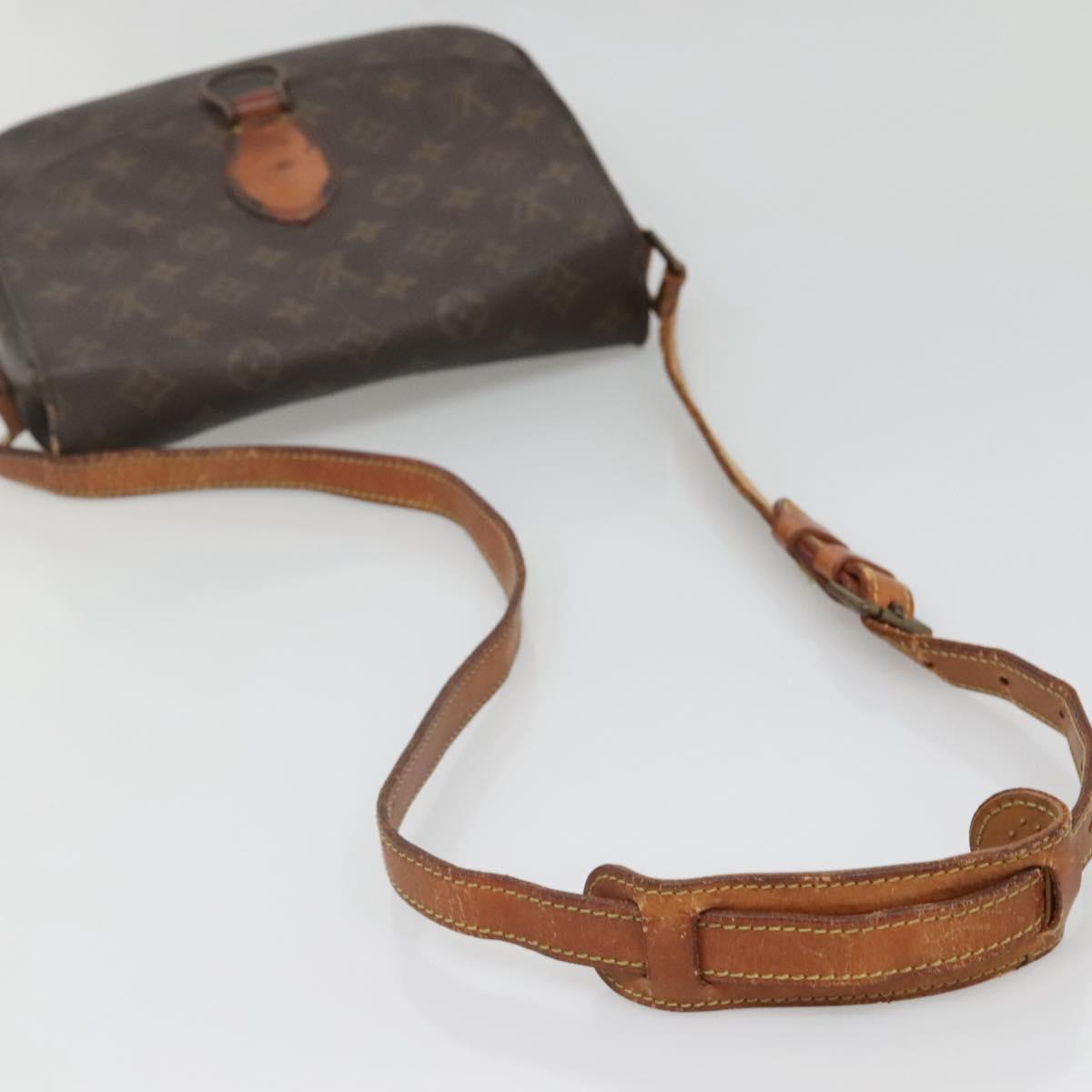 LOUIS VUITTON Monogram Saint Cloud GM Shoulder Bag M51242 LV Auth 141016