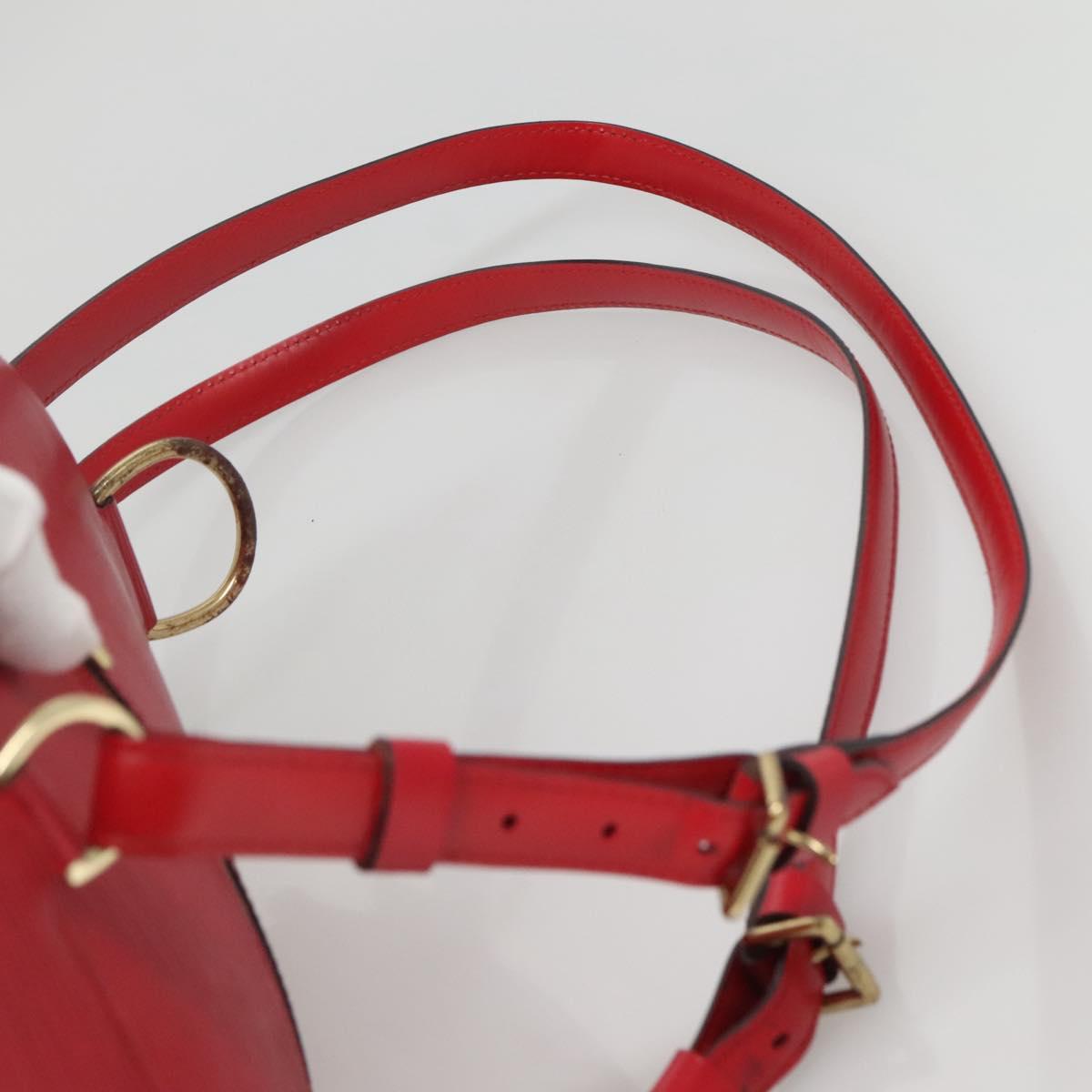 LOUIS VUITTON Epi Mabillon Backpack Castilian Red M52237 LV Auth 141017