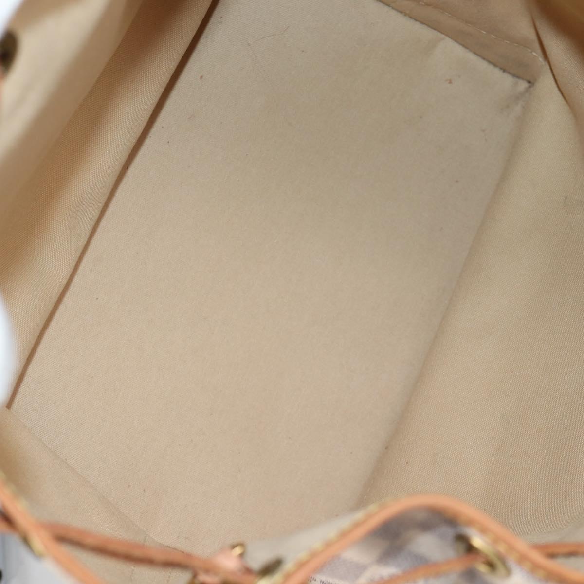 LOUIS VUITTON Damier Azur Noe Shoulder Bag N42222 LV Auth 141023V