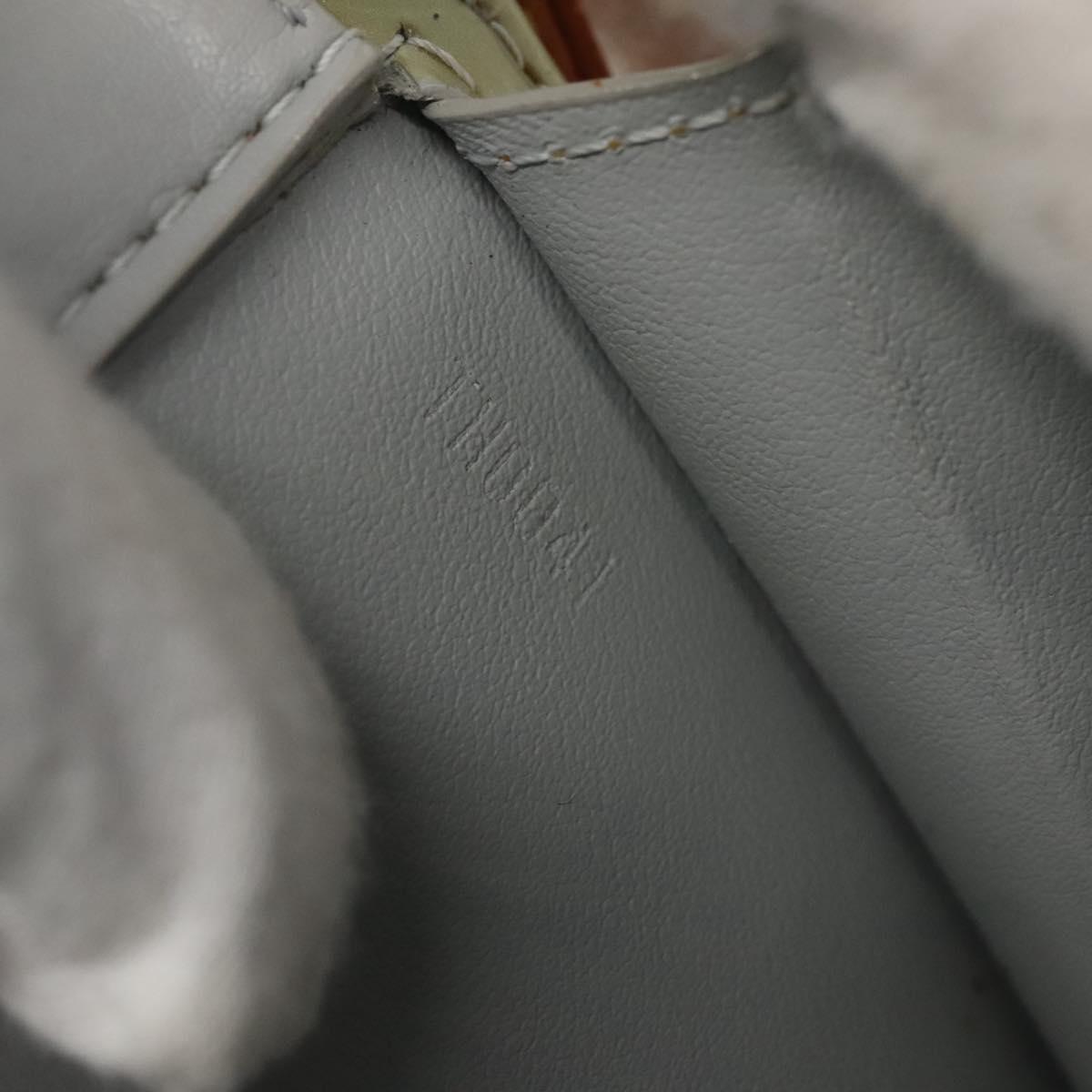 LOUIS VUITTON Monogram Vernis Motto Accessory Pouch Gris M91030 LV Auth 141045