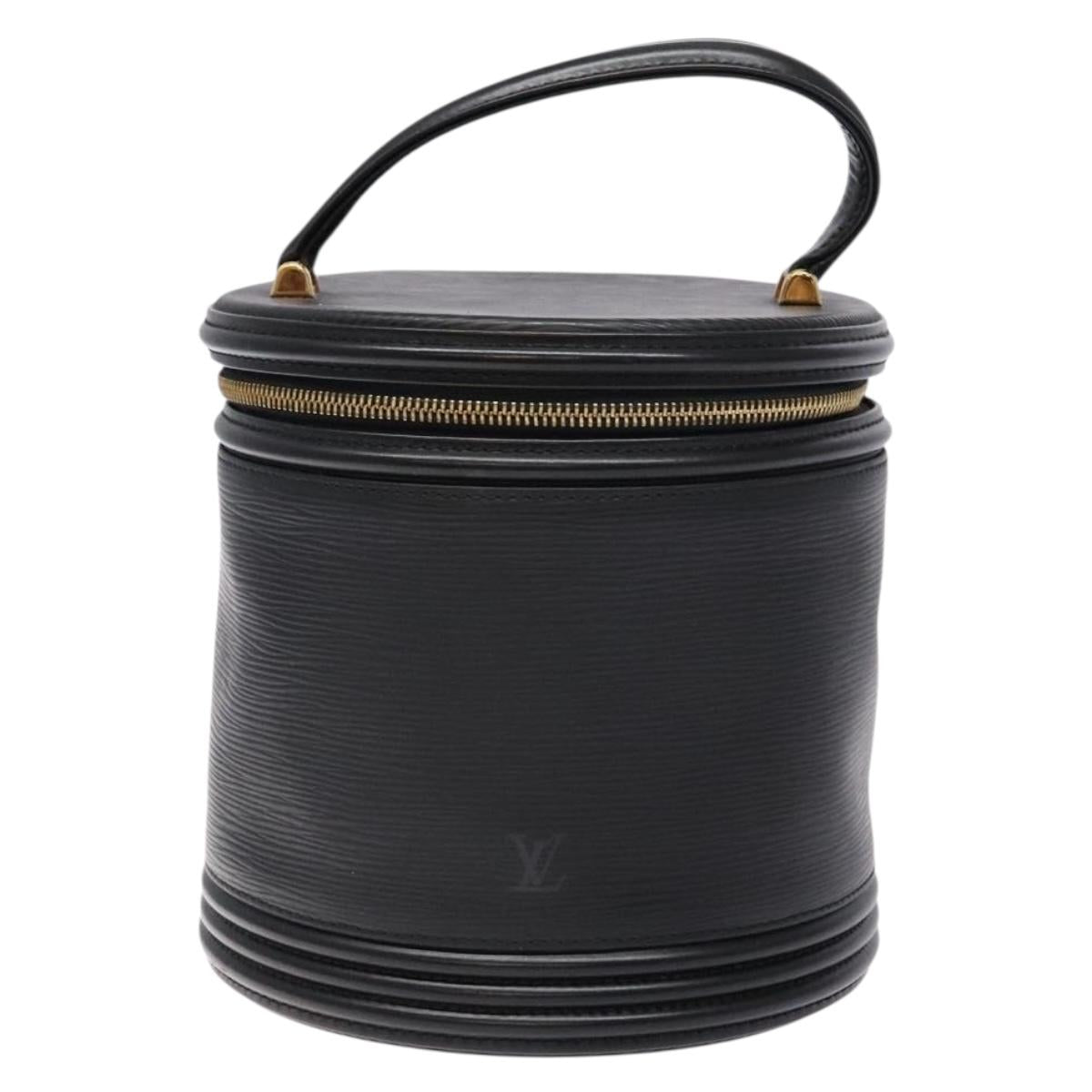 LOUIS VUITTON Epi Cannes Hand Bag Black M48032 LV Auth 141062