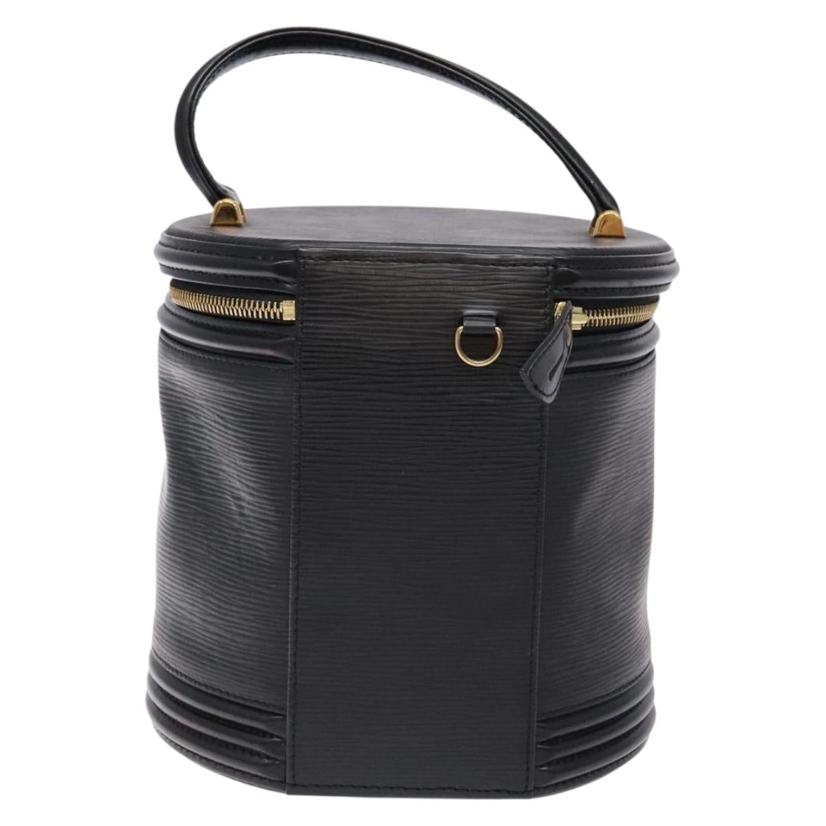 LOUIS VUITTON Epi Cannes Hand Bag Black M48032 LV Auth 141062