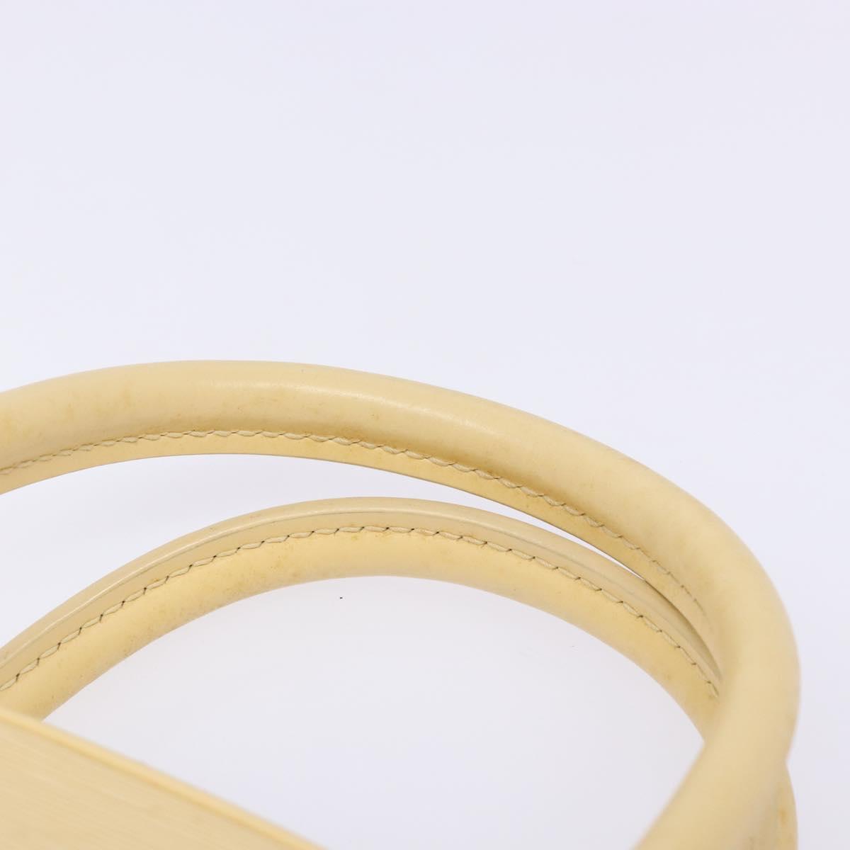 LOUIS VUITTON Epi jasmine Hand Bag Cream M5208A LV Auth 141063