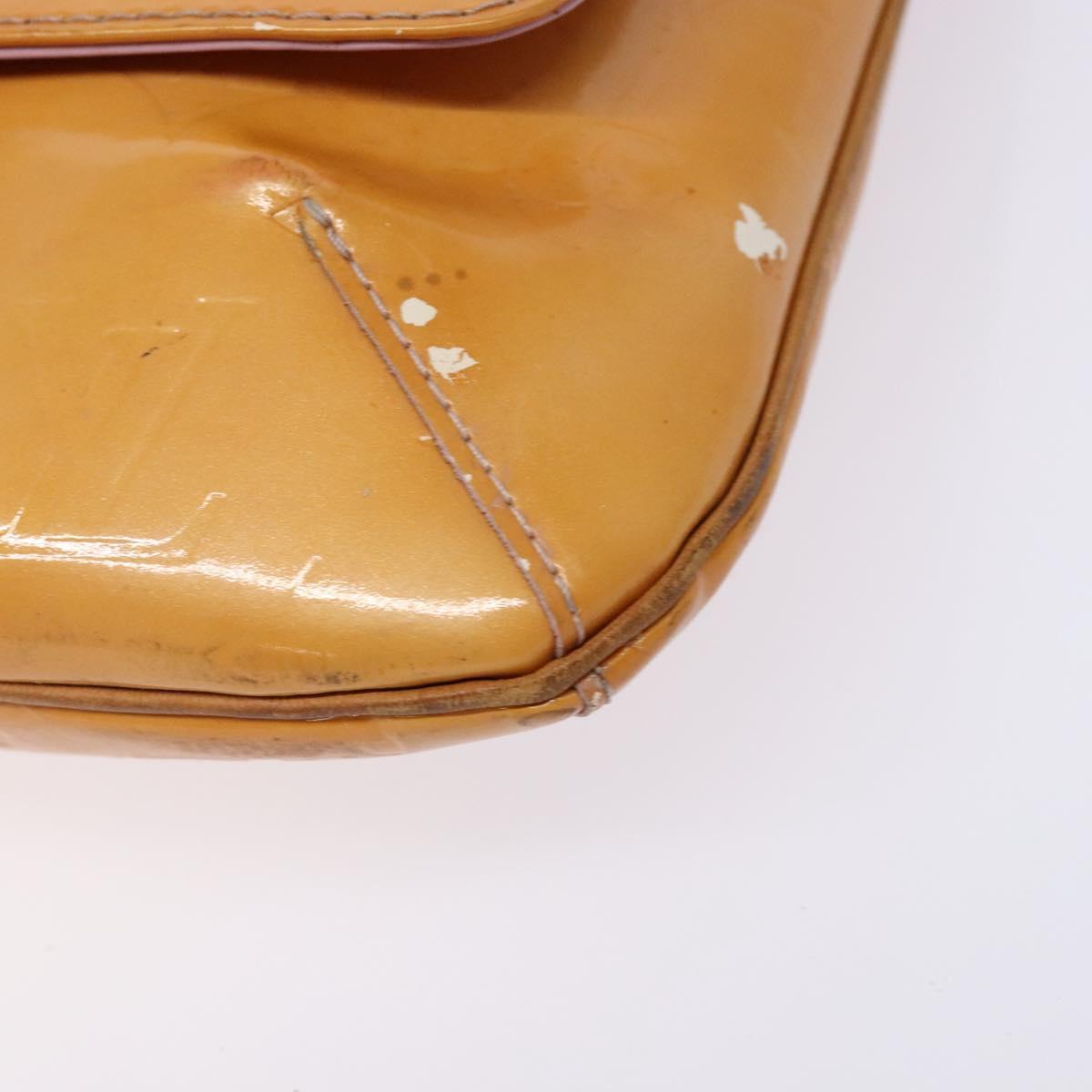 LOUIS VUITTON Vernis Thompson Street Bag Marshmallow Pink M91070 LV Auth 141078