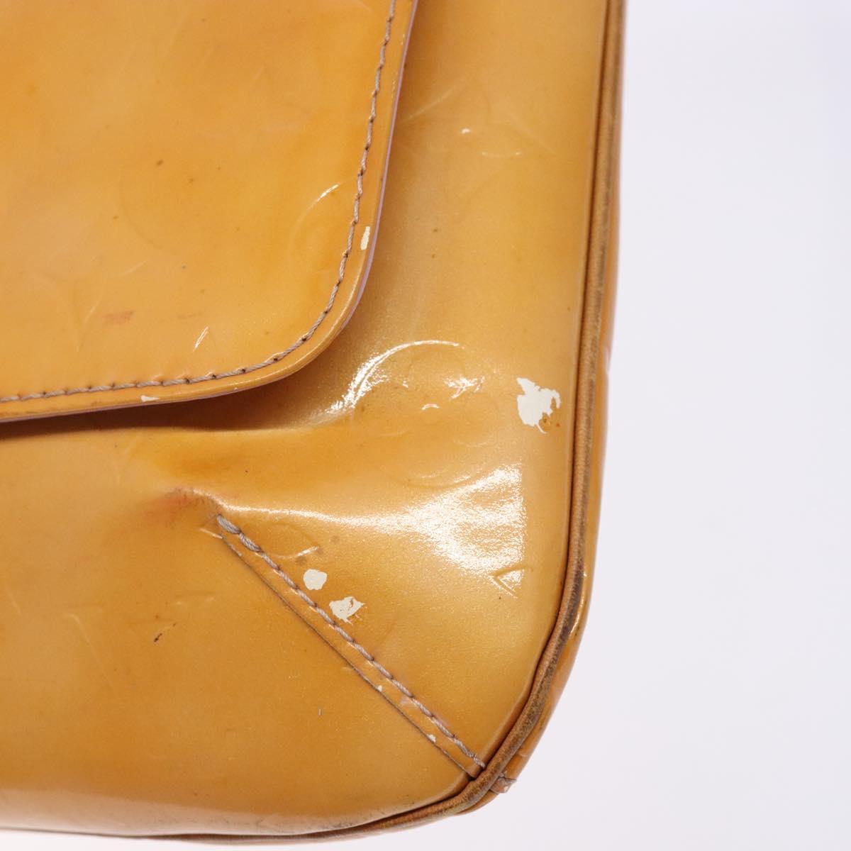 LOUIS VUITTON Vernis Thompson Street Bag Marshmallow Pink M91070 LV Auth 141078