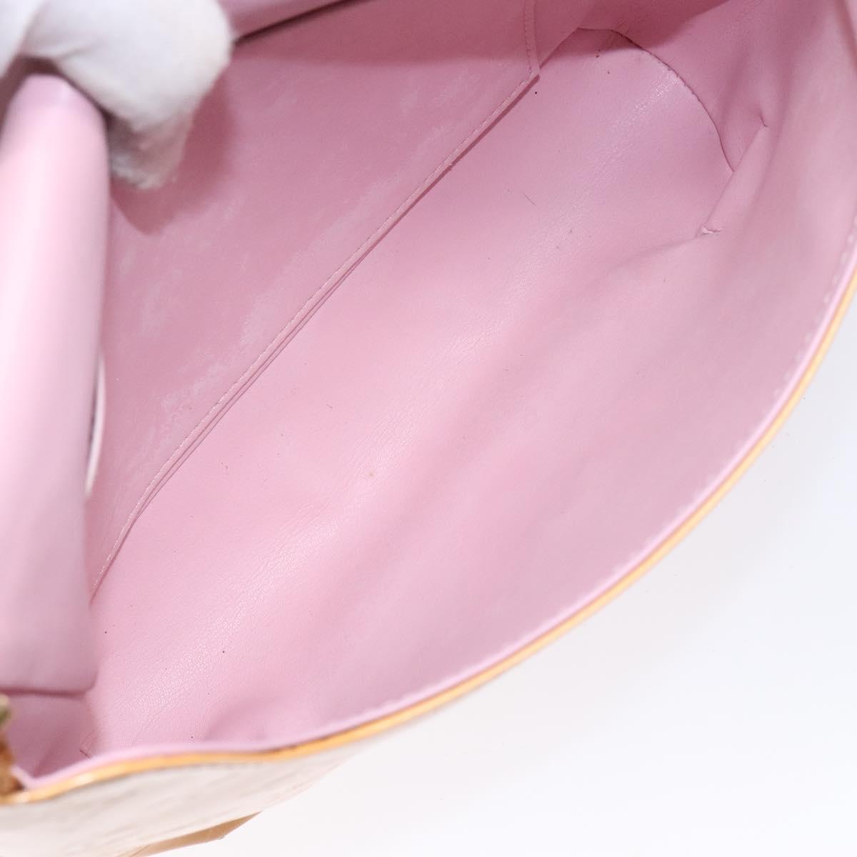 LOUIS VUITTON Vernis Thompson Street Bag Marshmallow Pink M91070 LV Auth 141078