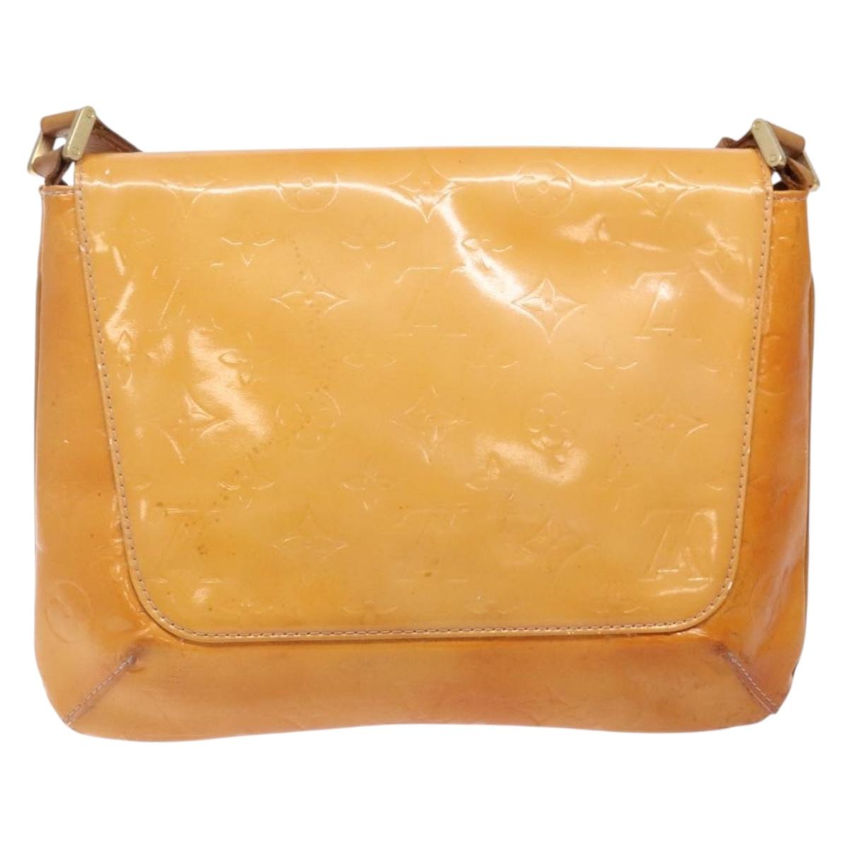 LOUIS VUITTON Vernis Thompson Street Bag Marshmallow Pink M91070 LV Auth 141078