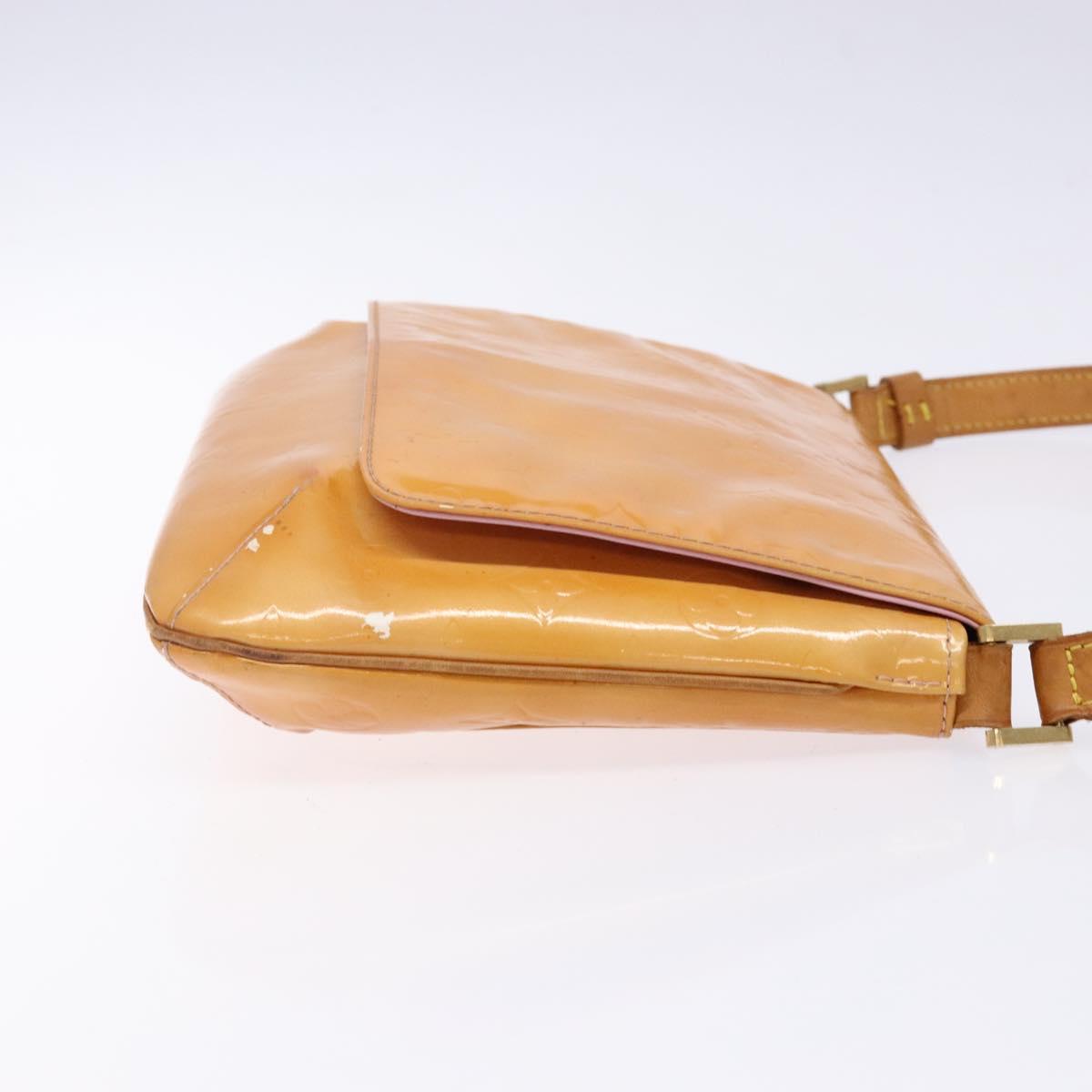 LOUIS VUITTON Vernis Thompson Street Bag Marshmallow Pink M91070 LV Auth 141078