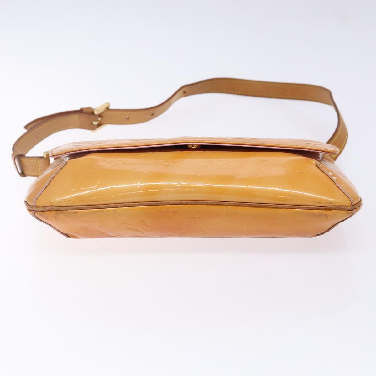 LOUIS VUITTON Vernis Thompson Street Bag Marshmallow Pink M91070 LV Auth 141078