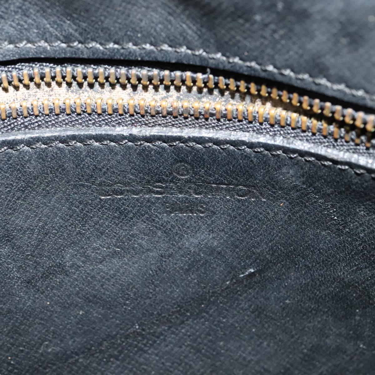 LOUIS VUITTON Epi Jeune Fille MM Shoulder Bag Black M52152 LV Auth 141082