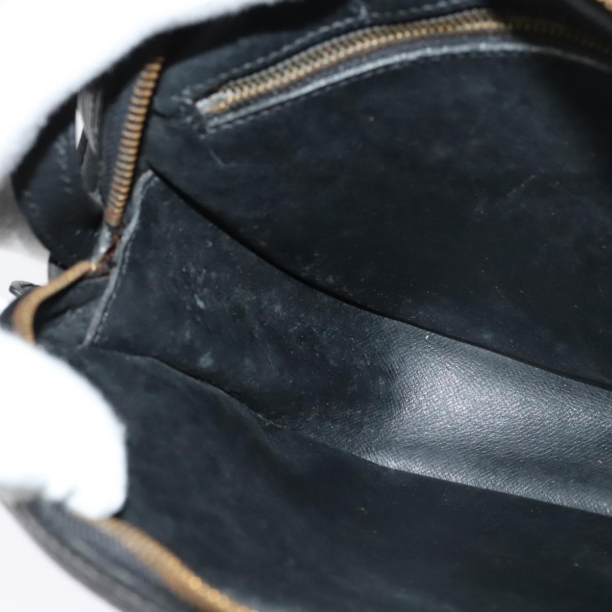 LOUIS VUITTON Epi Jeune Fille MM Shoulder Bag Black M52152 LV Auth 141082