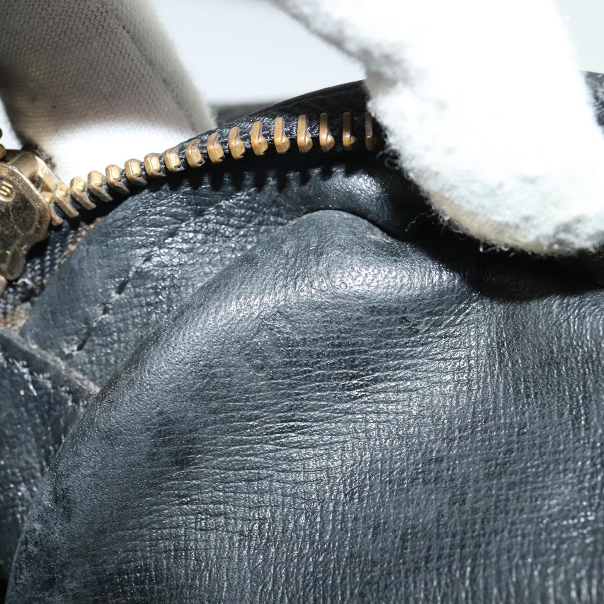 LOUIS VUITTON Epi Jeune Fille MM Shoulder Bag Black M52152 LV Auth 141082