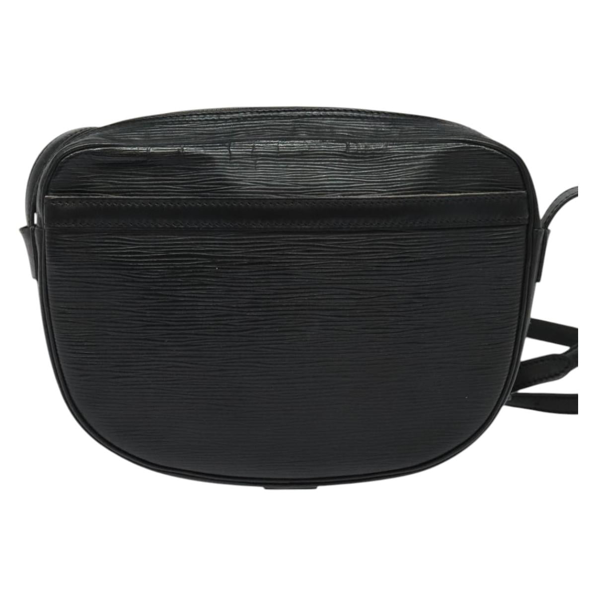 LOUIS VUITTON Epi Jeune Fille MM Shoulder Bag Black M52152 LV Auth 141082