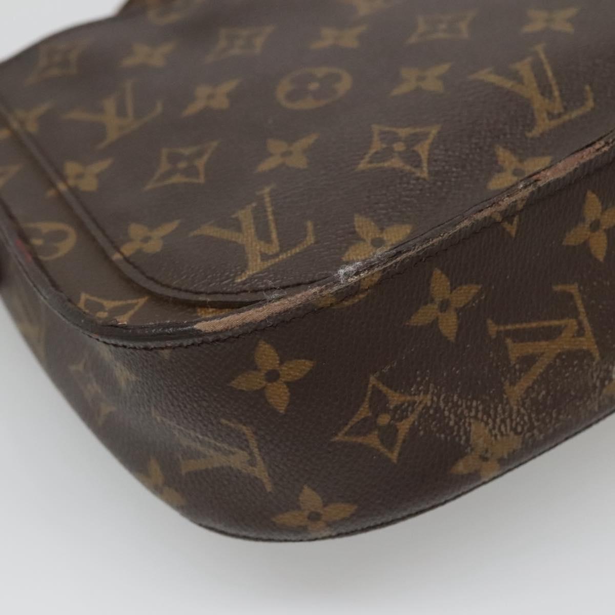 LOUIS VUITTON Monogram Monogram Saint Cloud GM Shoulder Bag M51242 Auth 141085