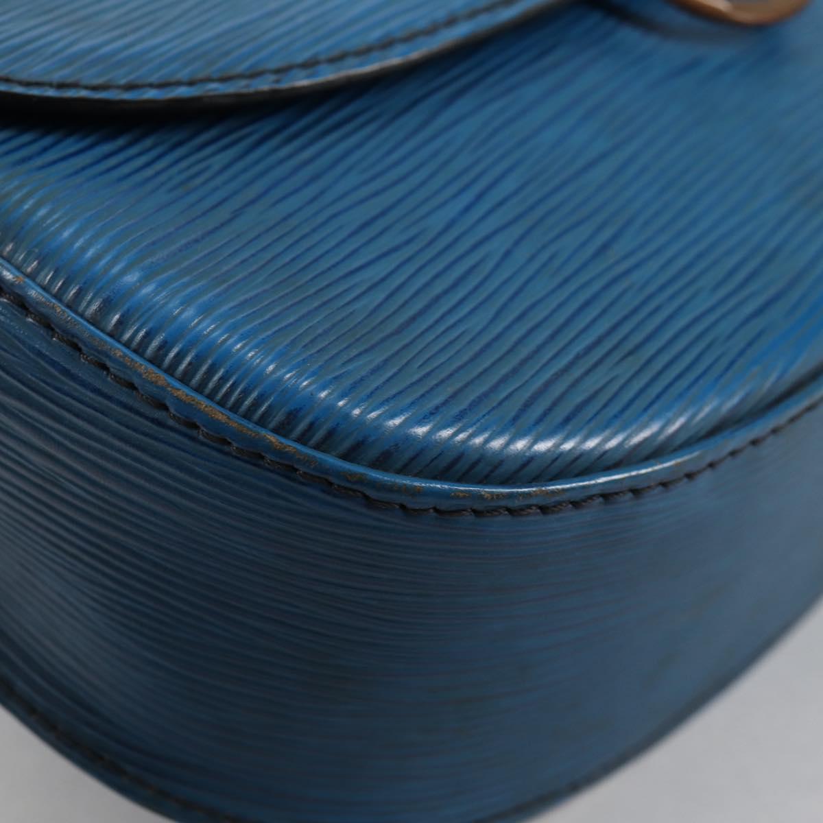 LOUIS VUITTON Epi Saint Cloud GM Shoulder Bag Toledo Blue M52195 LV Auth 141111
