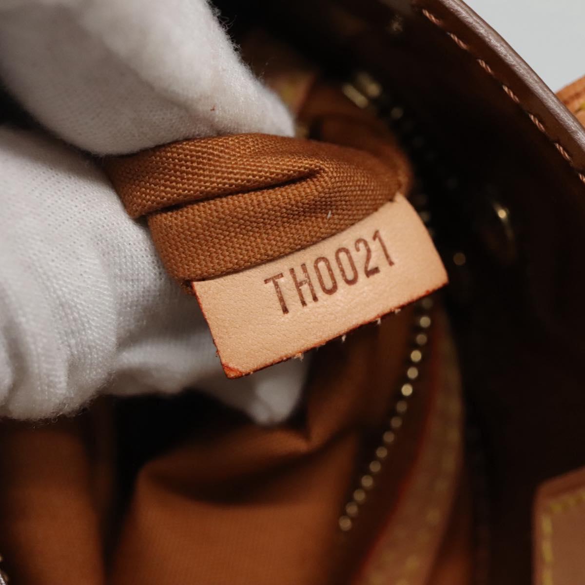 LOUIS VUITTON Monogram Vernis Reade MM Hand Bag Bronze M91143 LV Auth 141114