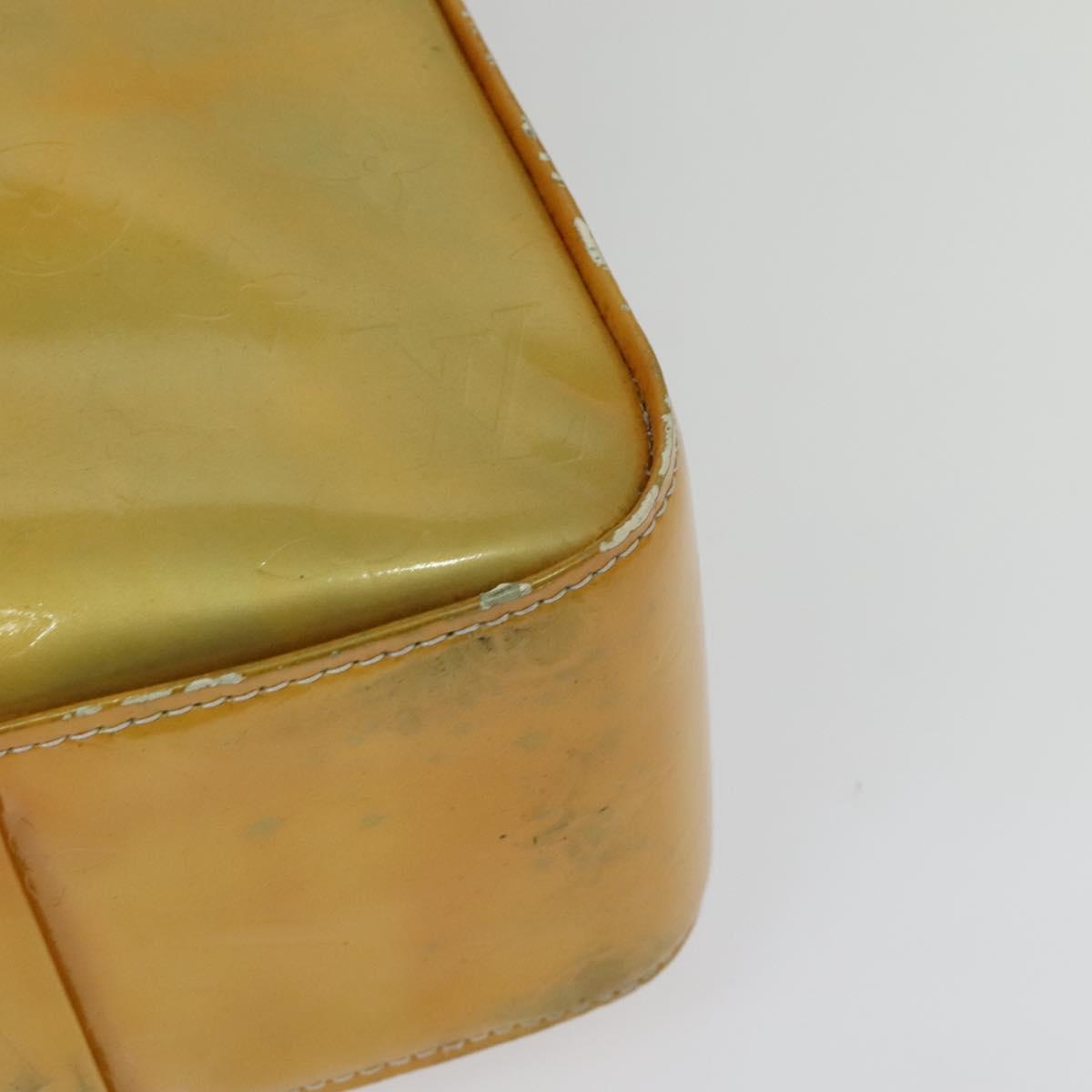 LOUIS VUITTON Monogram Vernis Columbus Tote Bag Gris M91028 LV Auth 141115