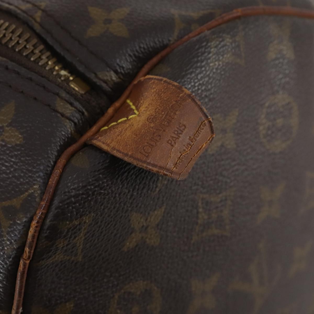 LOUIS VUITTON Monogram Keepall 55 Boston Bag M41424 LV Auth 141123