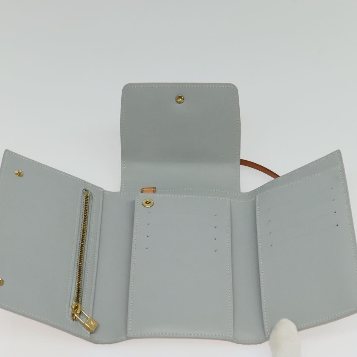 LOUIS VUITTON Monogram Vernis Walker Wallet Gris M91031 LV Auth 141125