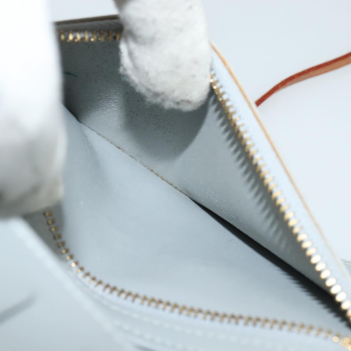 LOUIS VUITTON Monogram Vernis Walker Wallet Gris M91031 LV Auth 141125