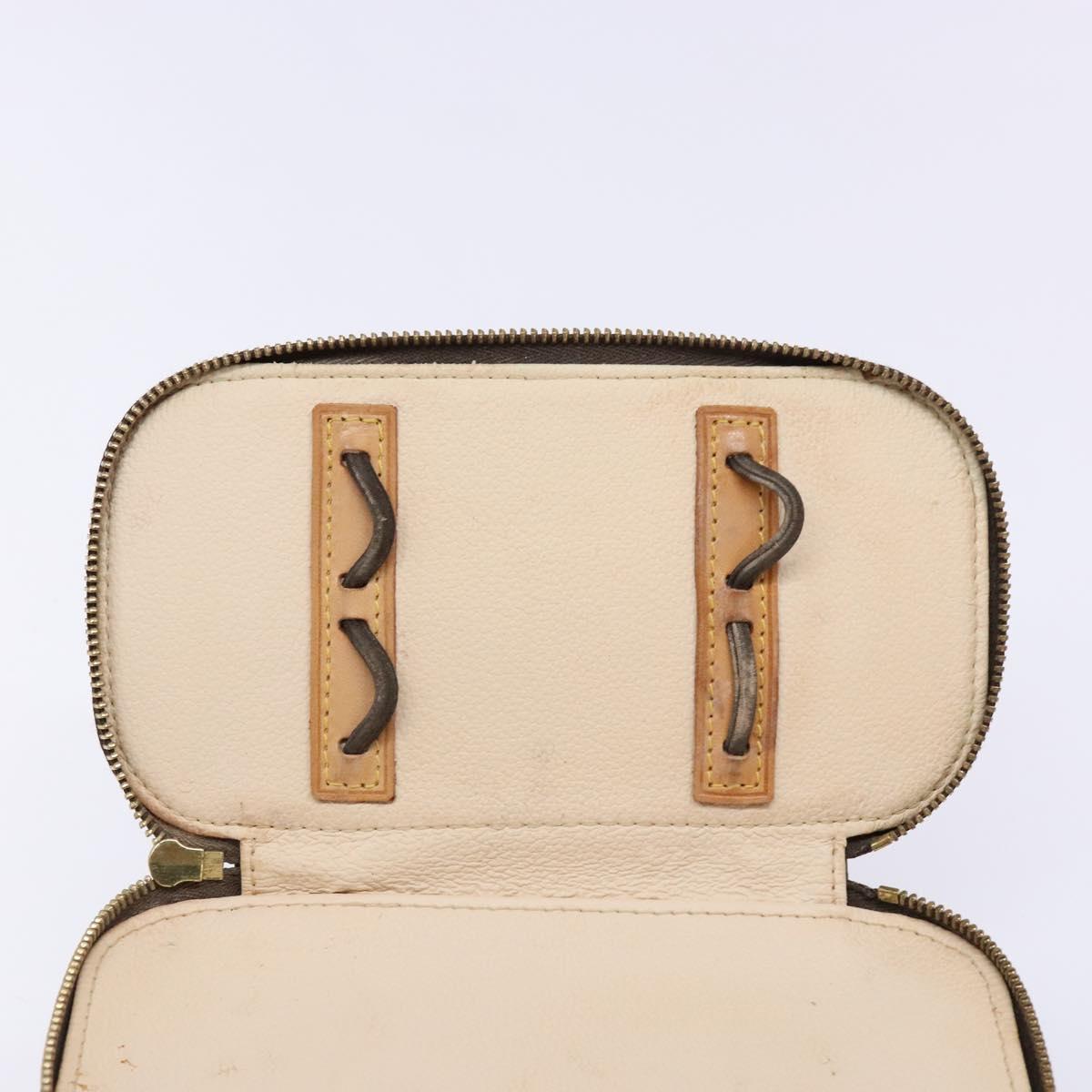 LOUIS VUITTON Monogram Trousse Brush PM Cosmetic Pouch M47510 LV Auth 141126