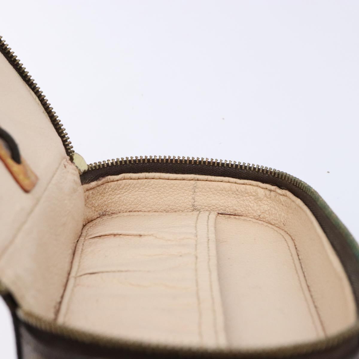 LOUIS VUITTON Monogram Trousse Brush PM Cosmetic Pouch M47510 LV Auth 141126