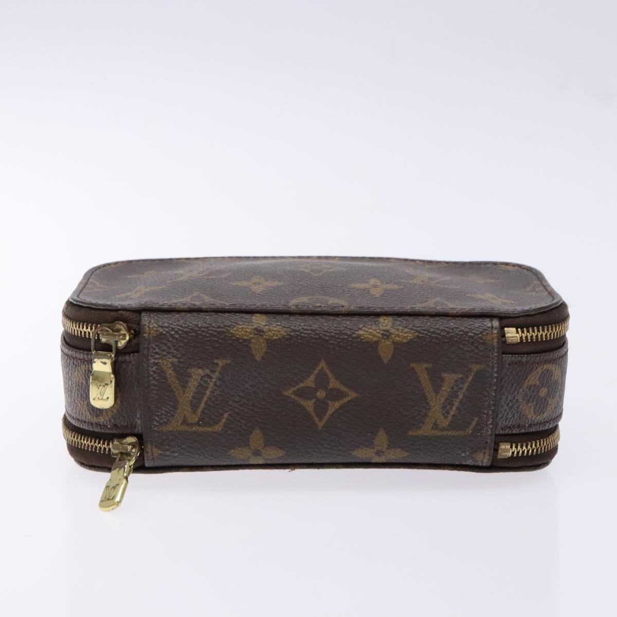 LOUIS VUITTON Monogram Trousse Brush PM Cosmetic Pouch M47510 LV Auth 141126