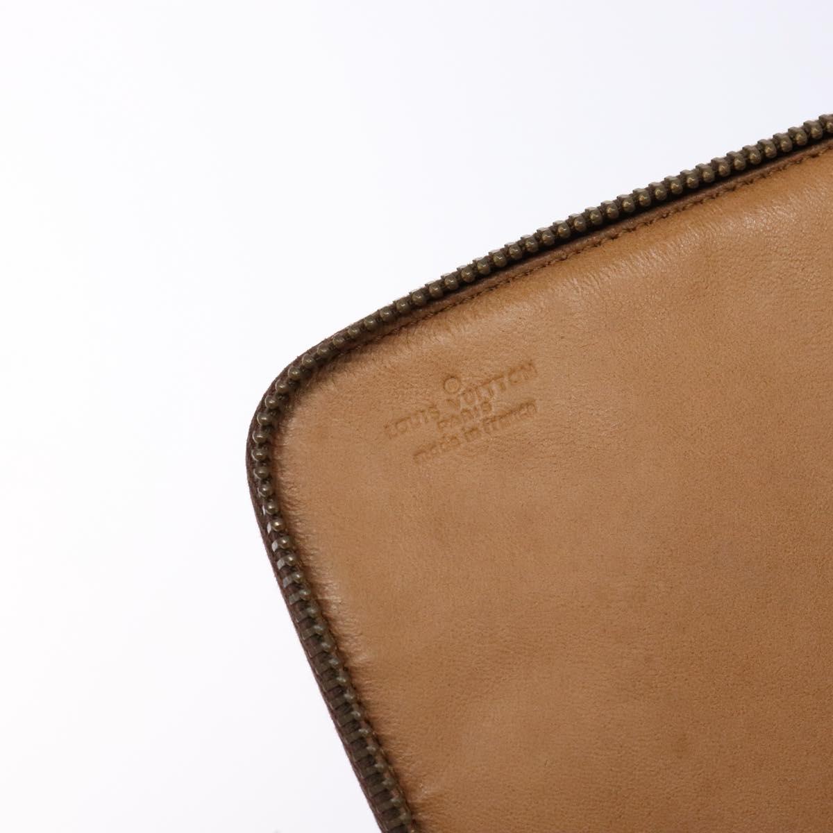 LOUIS VUITTON Monogram Poche Monte Carlo Jewelry Box Vintage M47352 Auth 141127