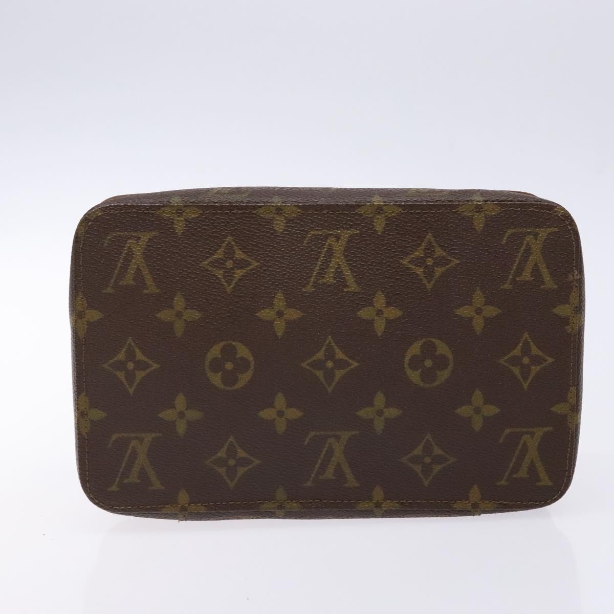 LOUIS VUITTON Monogram Poche Monte Carlo Jewelry Box Vintage M47352 Auth 141127