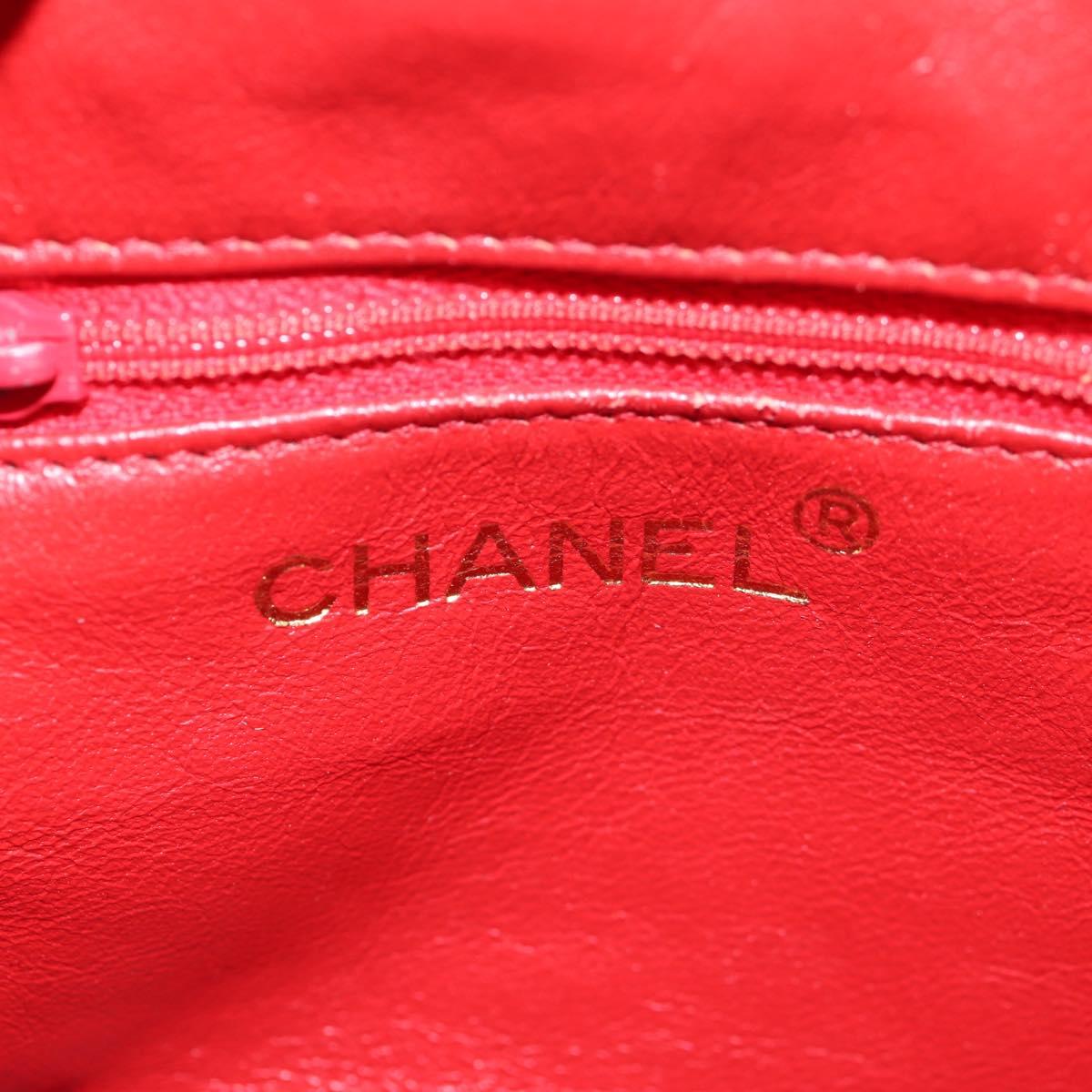 CHANEL Matelasse Waist Bag Satin Black Gold CC Auth 141135V