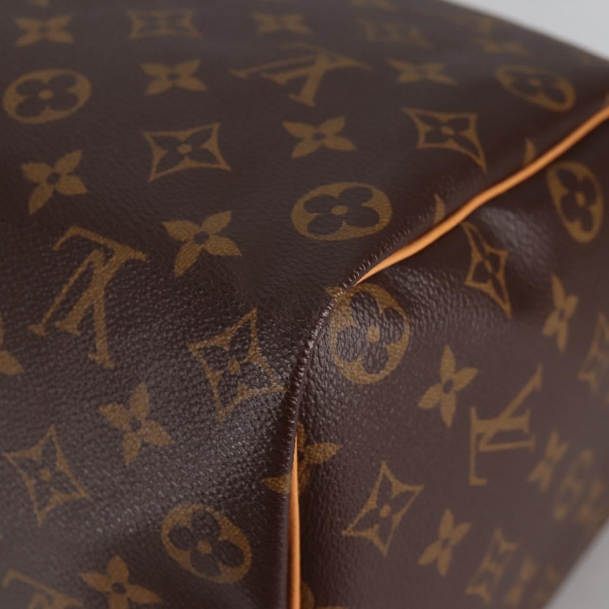 LOUIS VUITTON Monogram Speedy 35 Hand Bag M41524 LV Auth 141141V