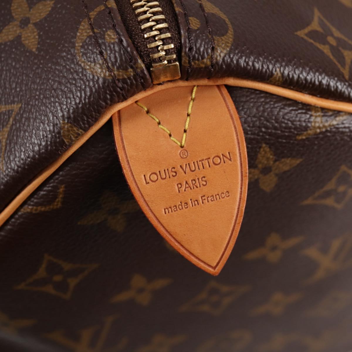 LOUIS VUITTON Monogram Speedy 35 Hand Bag M41524 LV Auth 141141V