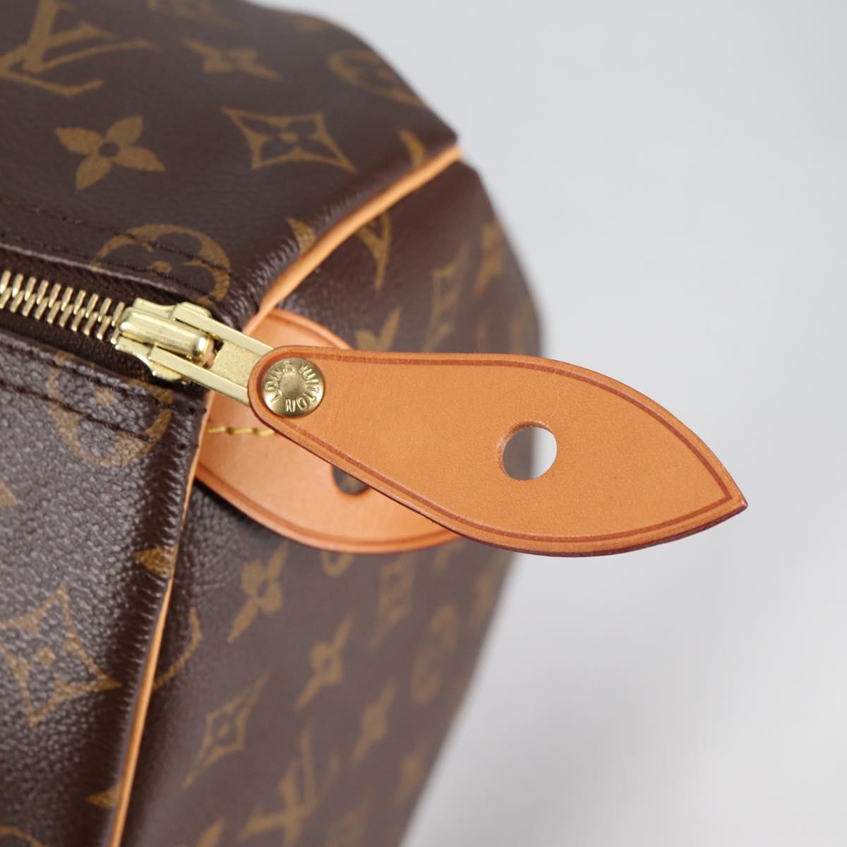 LOUIS VUITTON Monogram Speedy 35 Hand Bag M41524 LV Auth 141141V