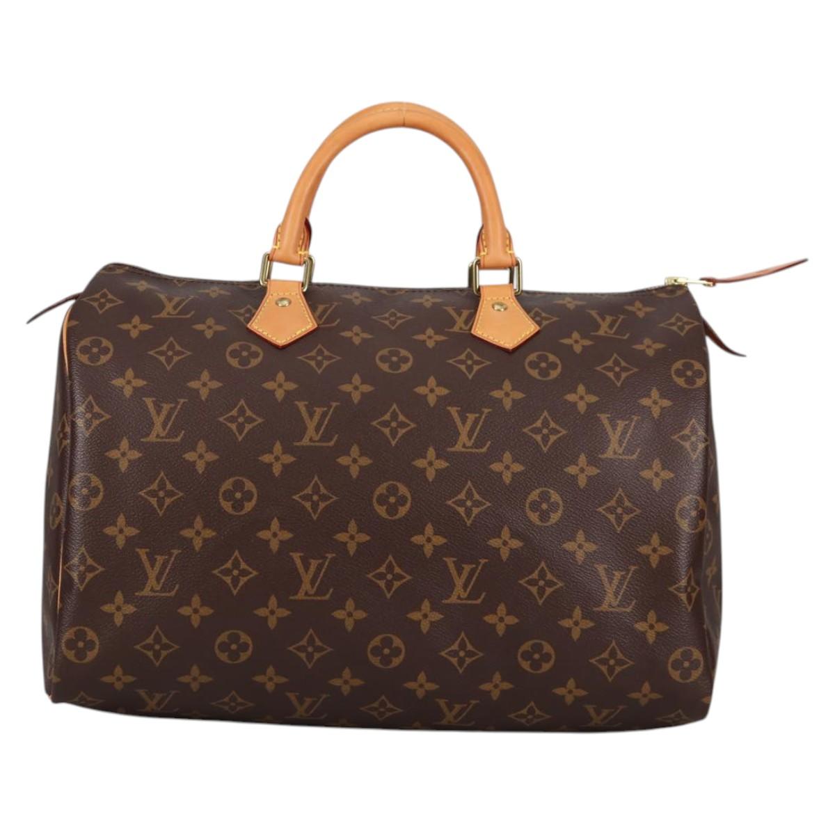 LOUIS VUITTON Monogram Speedy 35 Hand Bag M41524 LV Auth 141141V