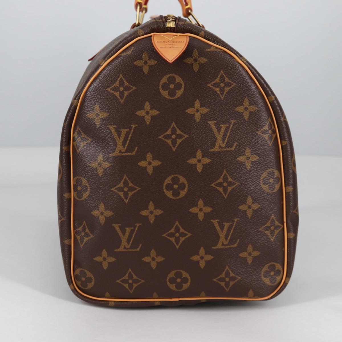 LOUIS VUITTON Monogram Speedy 35 Hand Bag M41524 LV Auth 141141V