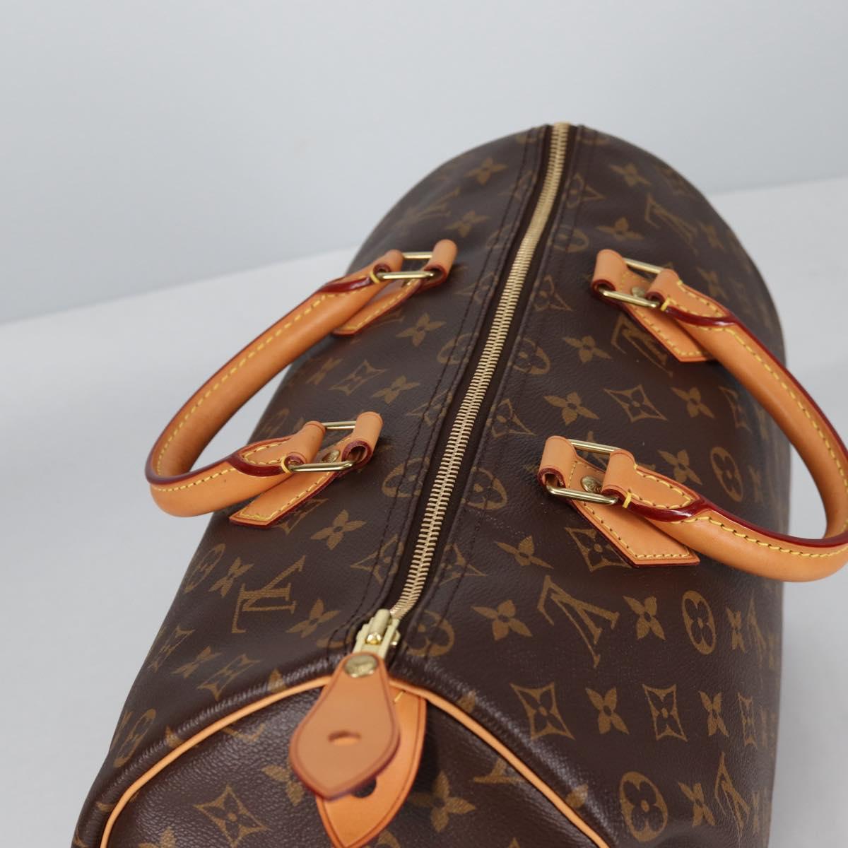 LOUIS VUITTON Monogram Speedy 35 Hand Bag M41524 LV Auth 141141V
