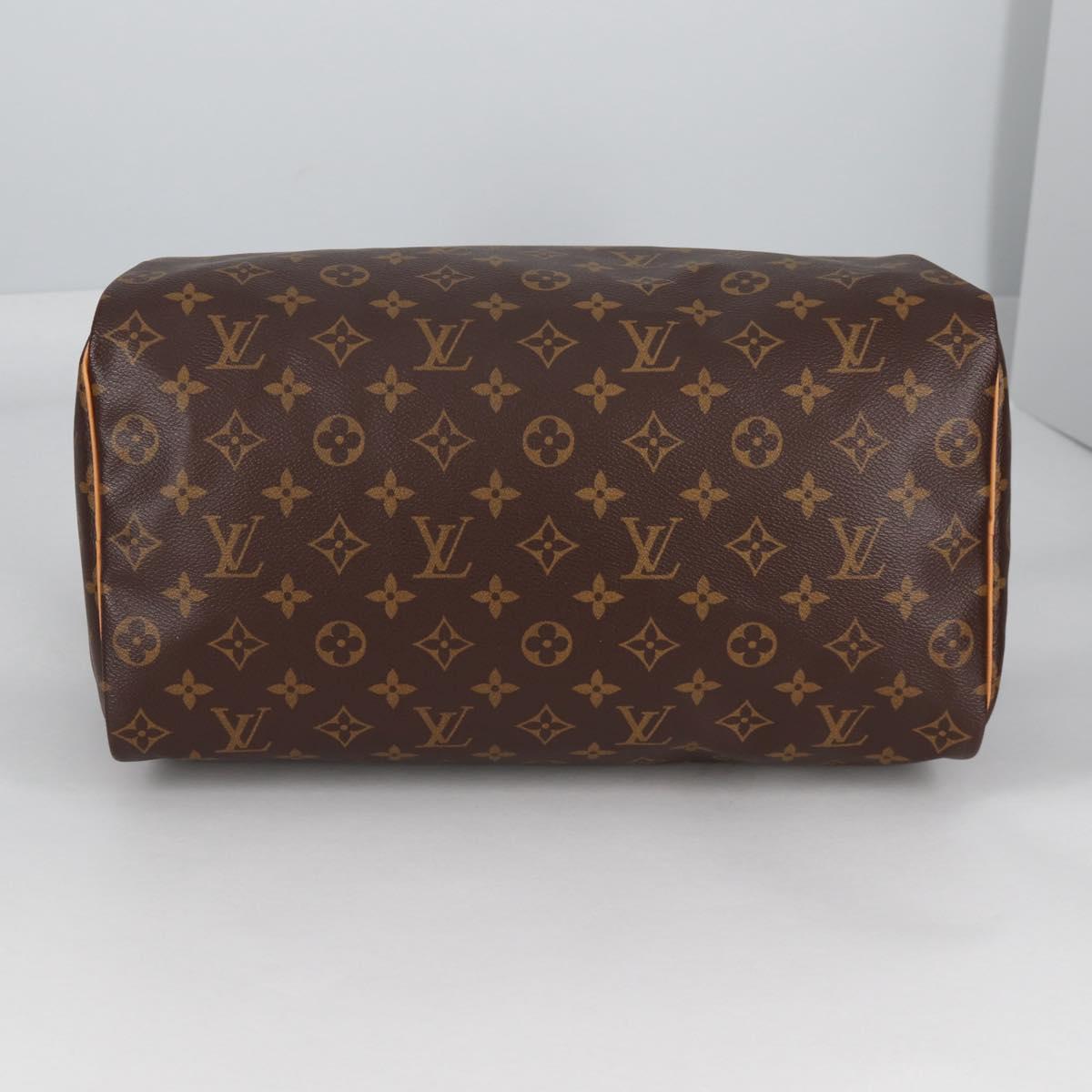 LOUIS VUITTON Monogram Speedy 35 Hand Bag M41524 LV Auth 141141V